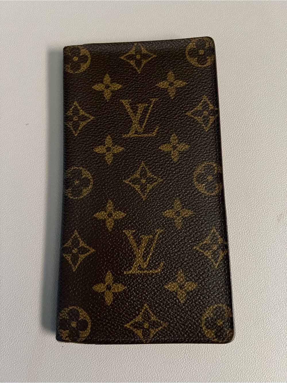 Louis Vuitton Monogram Canvas Brazza Long Wallet in Brown